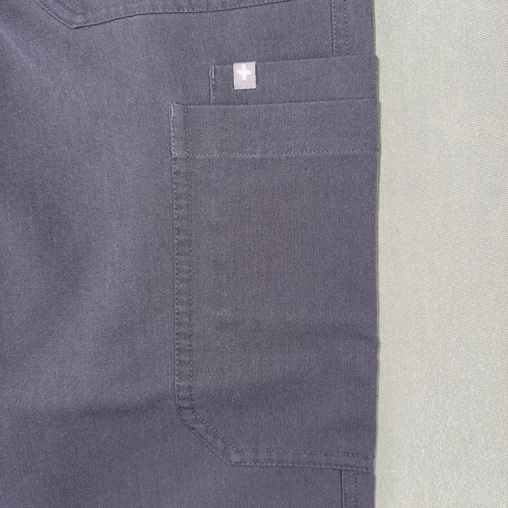 Men's FIGS Cairo Cargo Healthcare Nurse Scrub Pants Gray Size L
